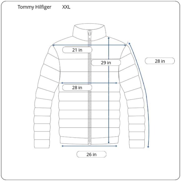 🆕Tommy Hilfiger Men's Down Quilted Packable Puffer Jacket XXL NWT Retail $195 - Picture 16 of 16